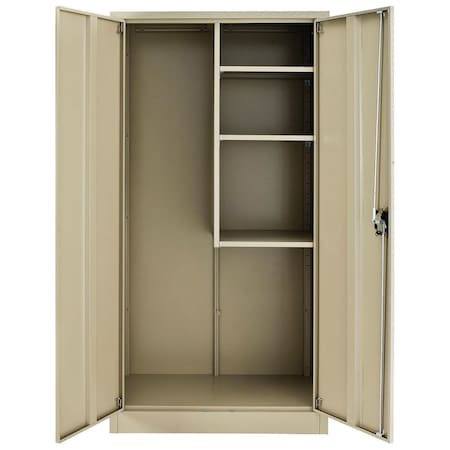 Global Industrial Industrial Storage Cabinet, 72 in H, 36 in W, Tan 269902TN